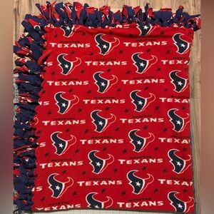 Houston Texans Fleece Throw Blanket - 54”x49” - Red/White/Blue